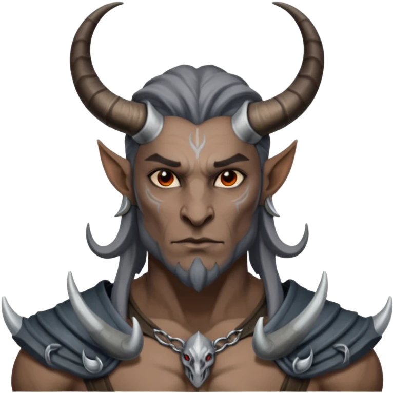 ESO male daedra, gray skin emoji