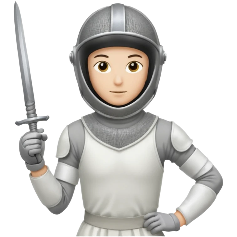 fencer with sword stance emoji