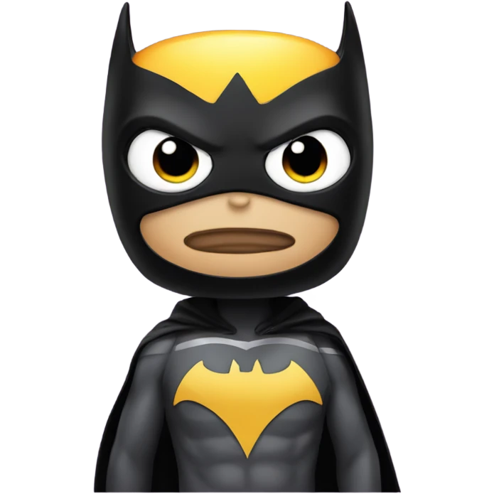 penguin superhero with batman  emoji