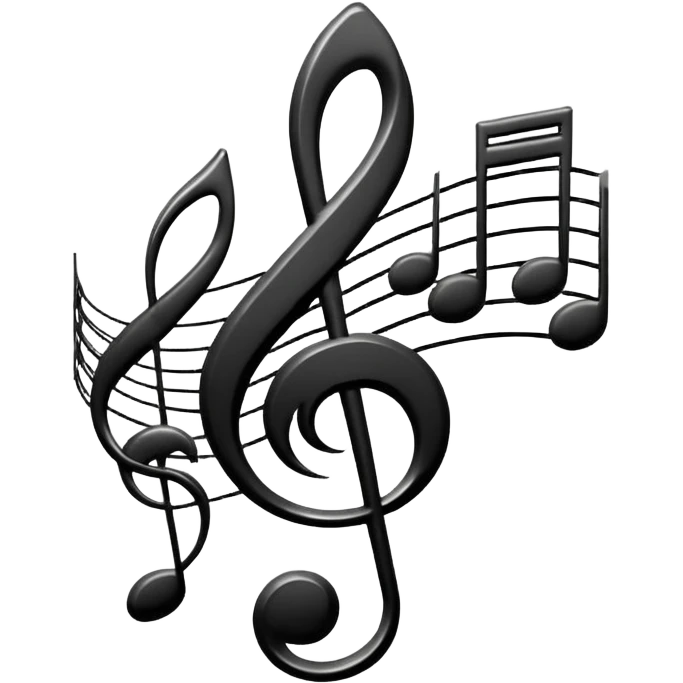 Treble and bass emoji