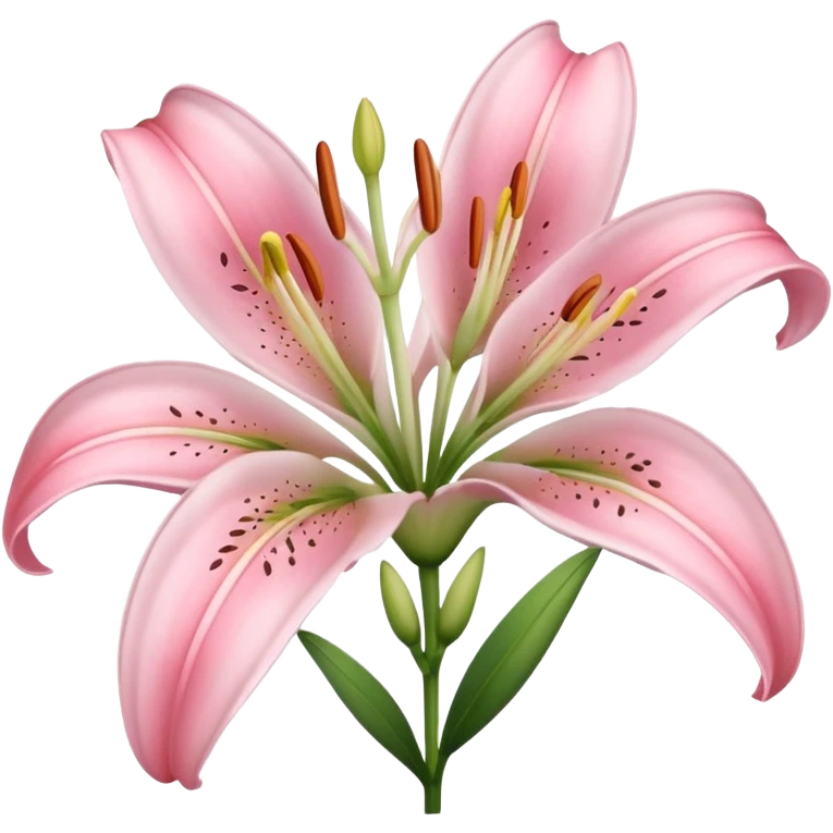 light pink lilium emoji