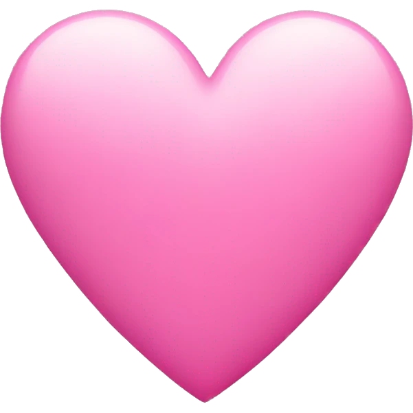 Pink heart  emoji