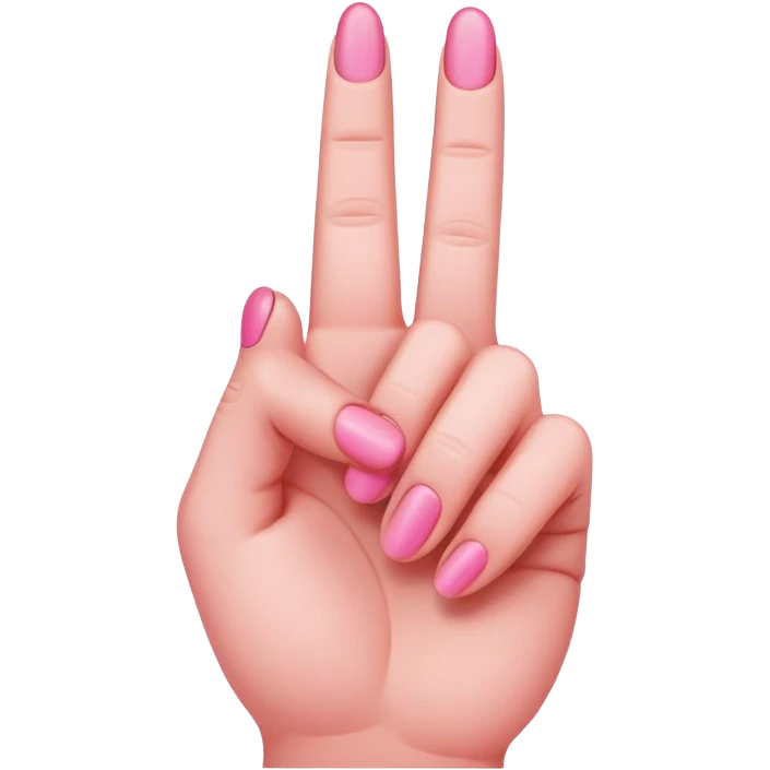 pink middle finger emoji