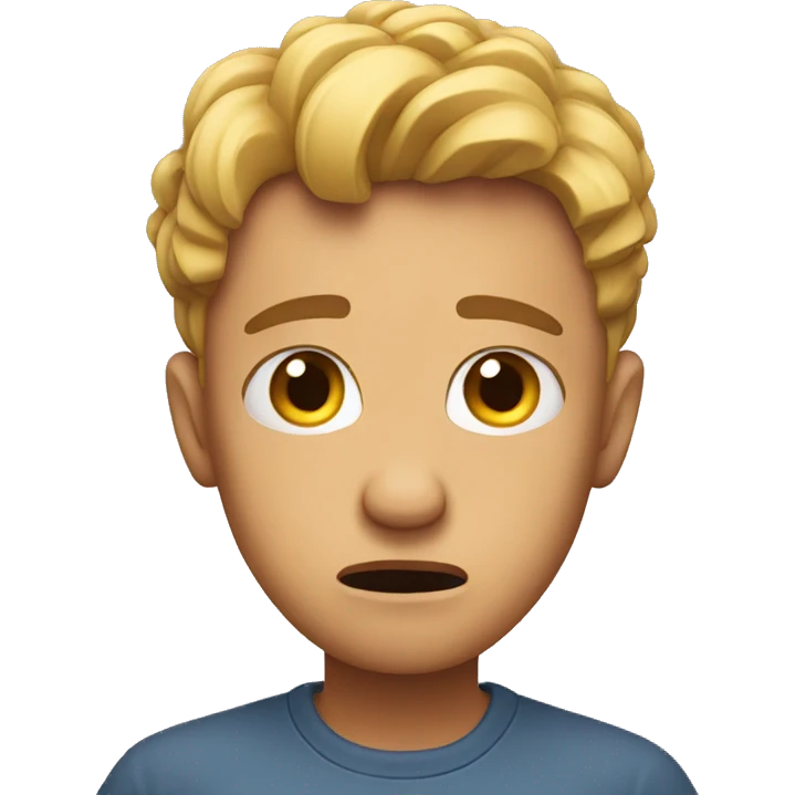 Worried emoji