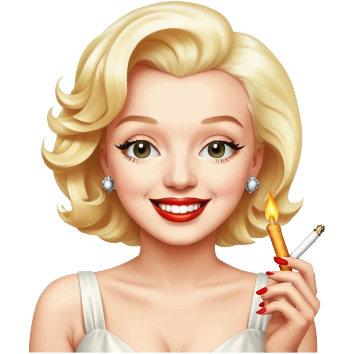 Marylin Monroe 420 emoji