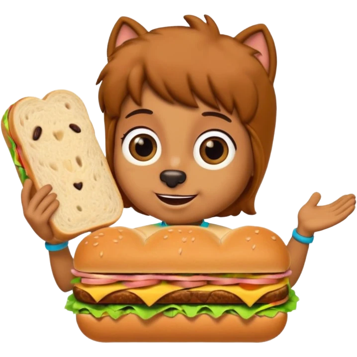 Foodie scooby-doo emoji
