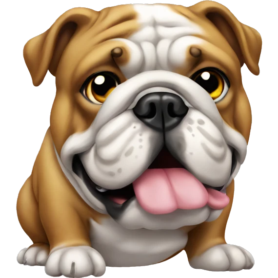 english bulldog money emoji