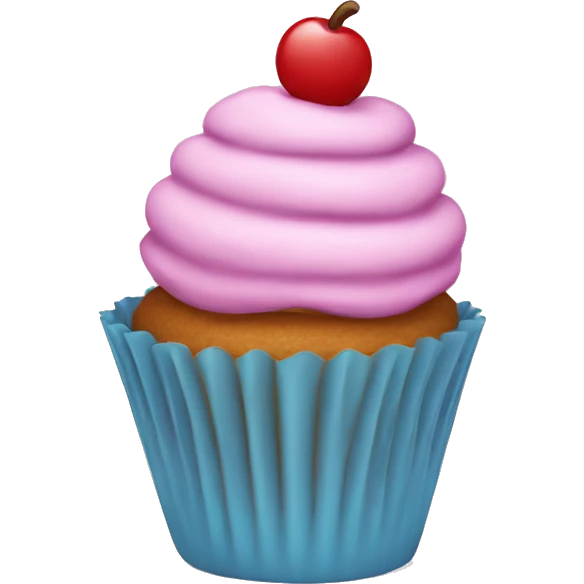 Cupcake with how emoji