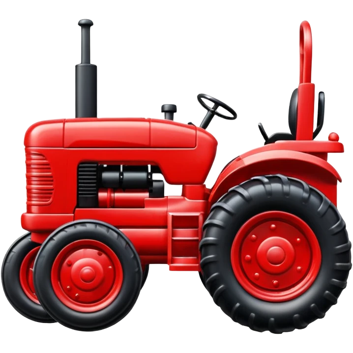 plastic toy  tractor emoji