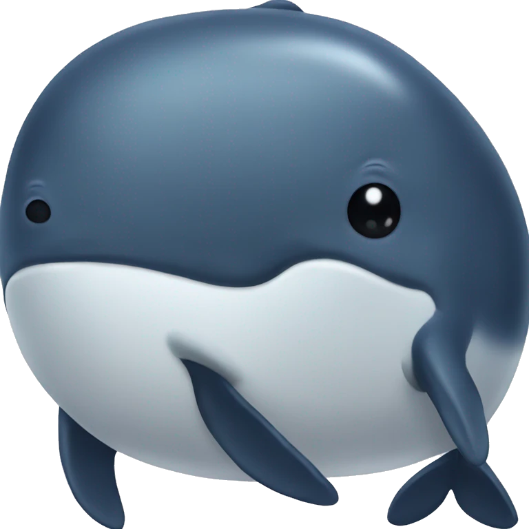 Fat whale  emoji