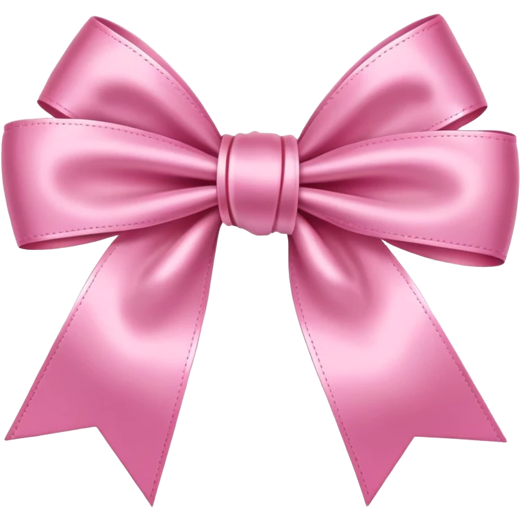 Pink bow emoji
