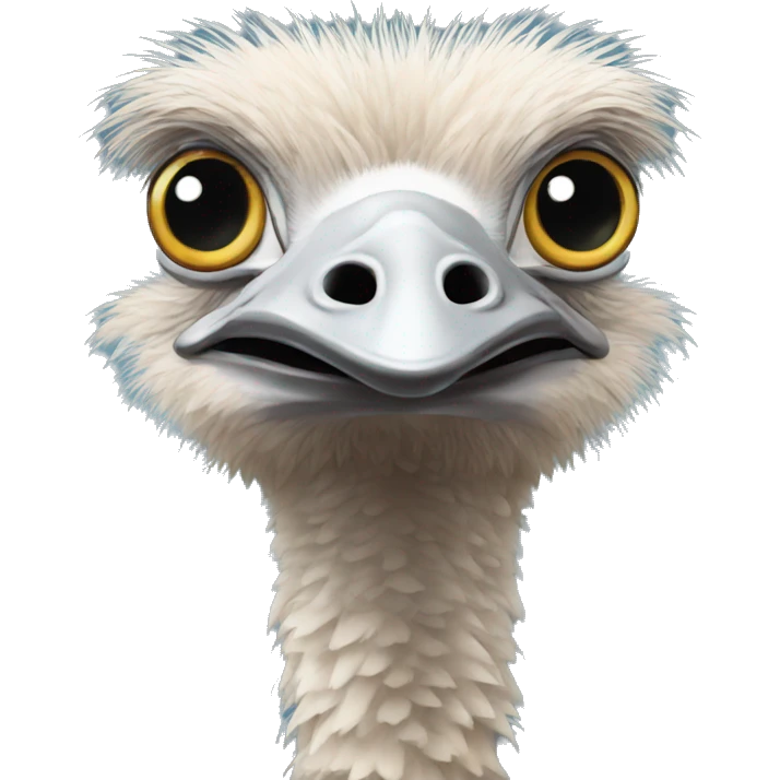 Ostrich emoji