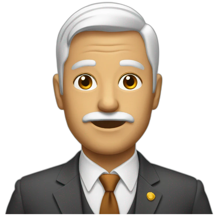 señor con baryblanca emoji
