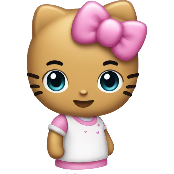 Hello kitty cute as fuck emoji