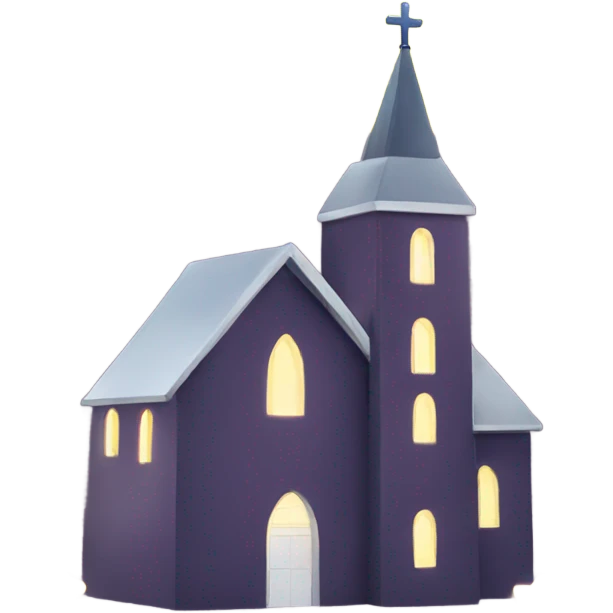 Church with sparkles emoji