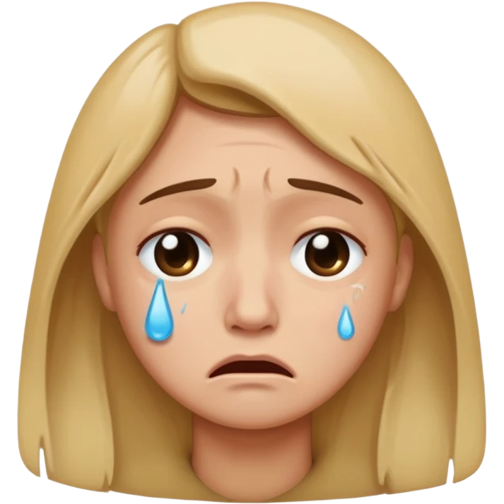 Funny crying  emoji
