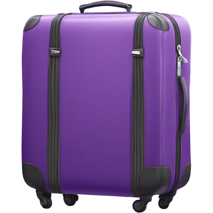 purple suitcase emoji