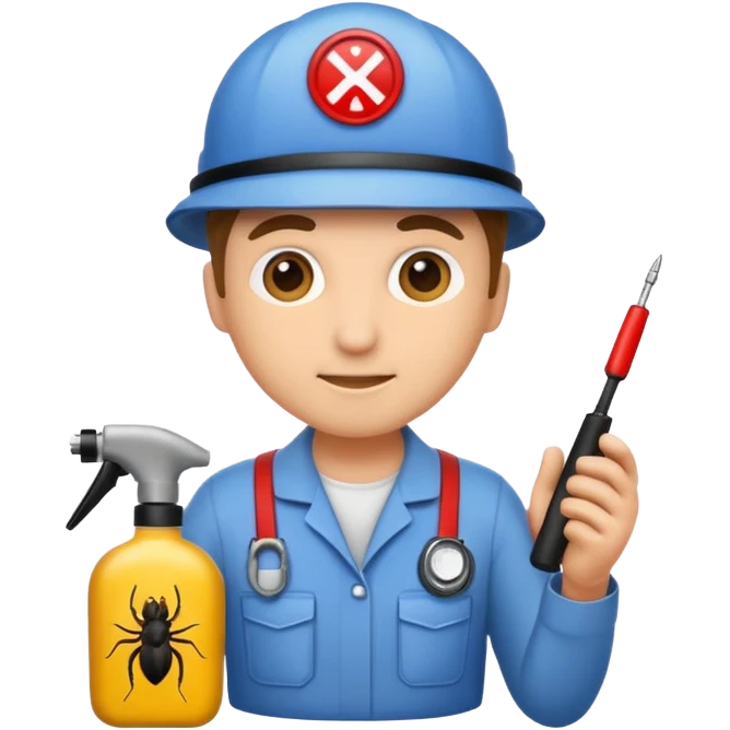 Pest control technician
 emoji
