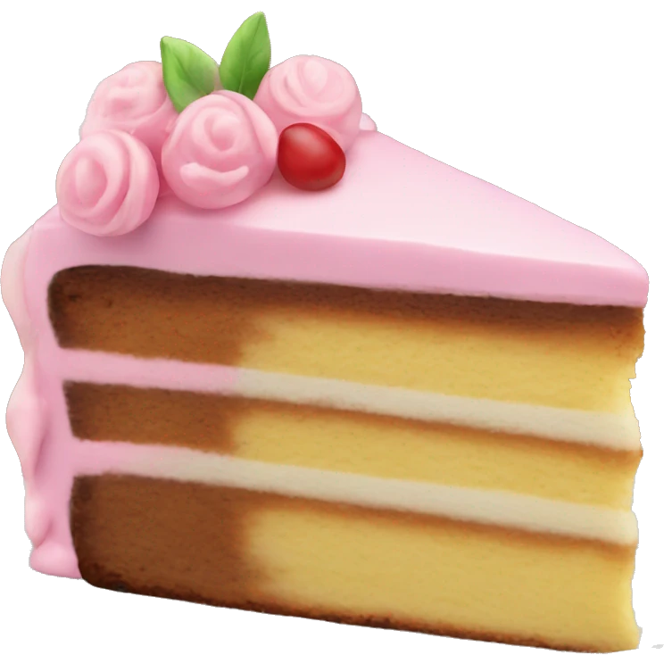 Slice of cake emoji