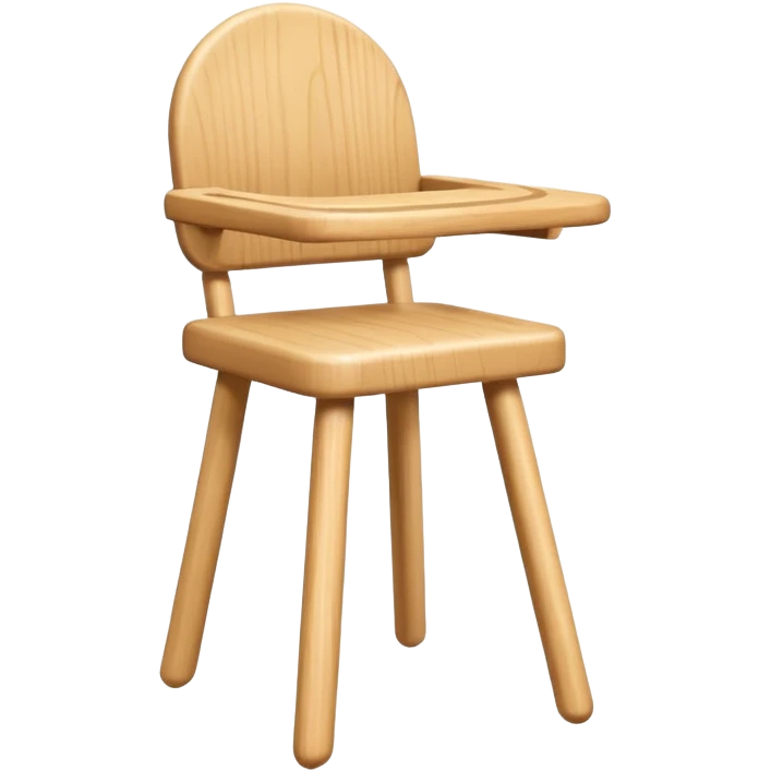 Feeding chairs for baby without baby emoji
