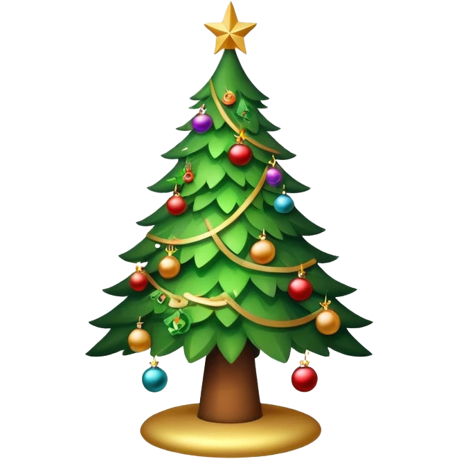 Christmas tree emoji