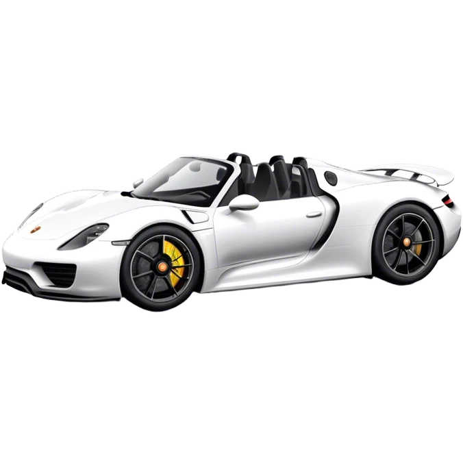 Porsche 918 Spyder - Porsche (Model Year: 2021) (Iconic colour: White) emoji