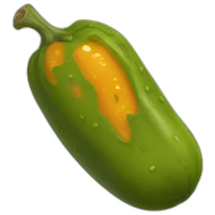 orange-pickle emoji