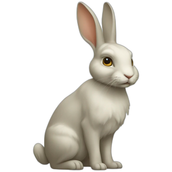 Lapin cretin emoji