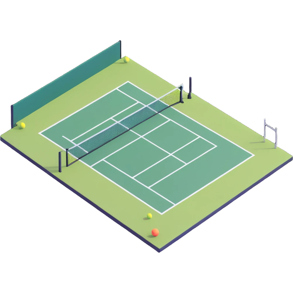 tennis court emoji