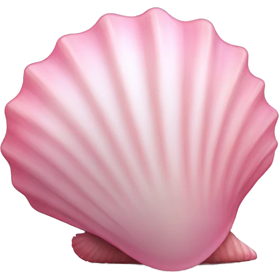 Pink sea shell emoji