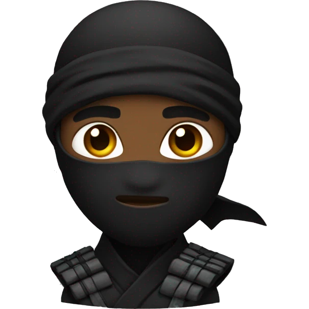 black ninja emoji