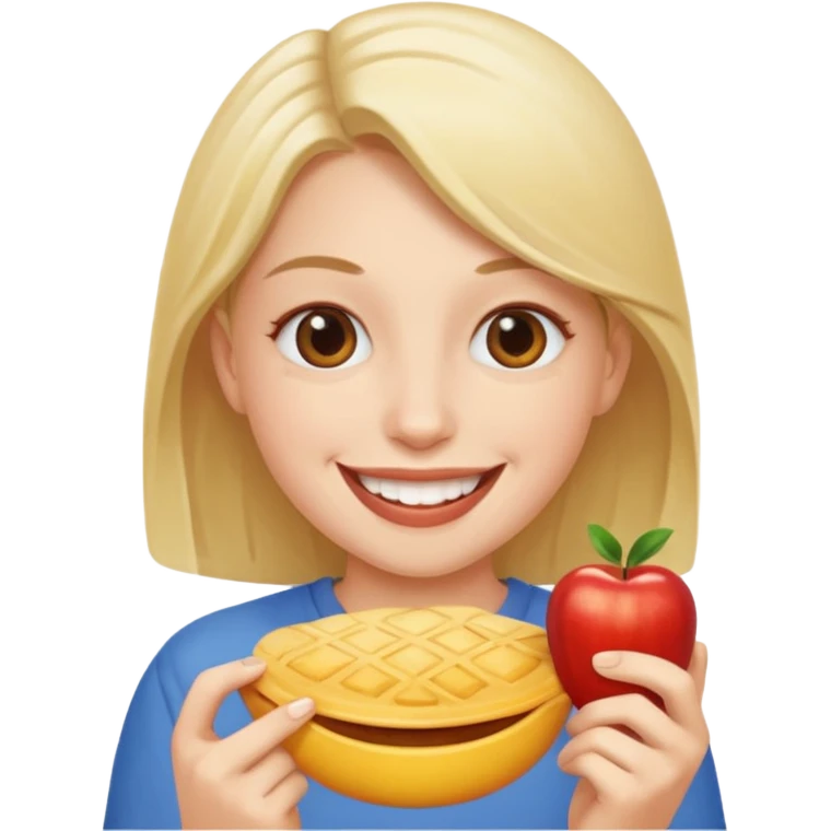 Me eating emoji