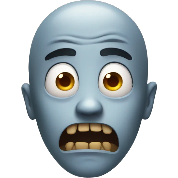 Face with horror emoji