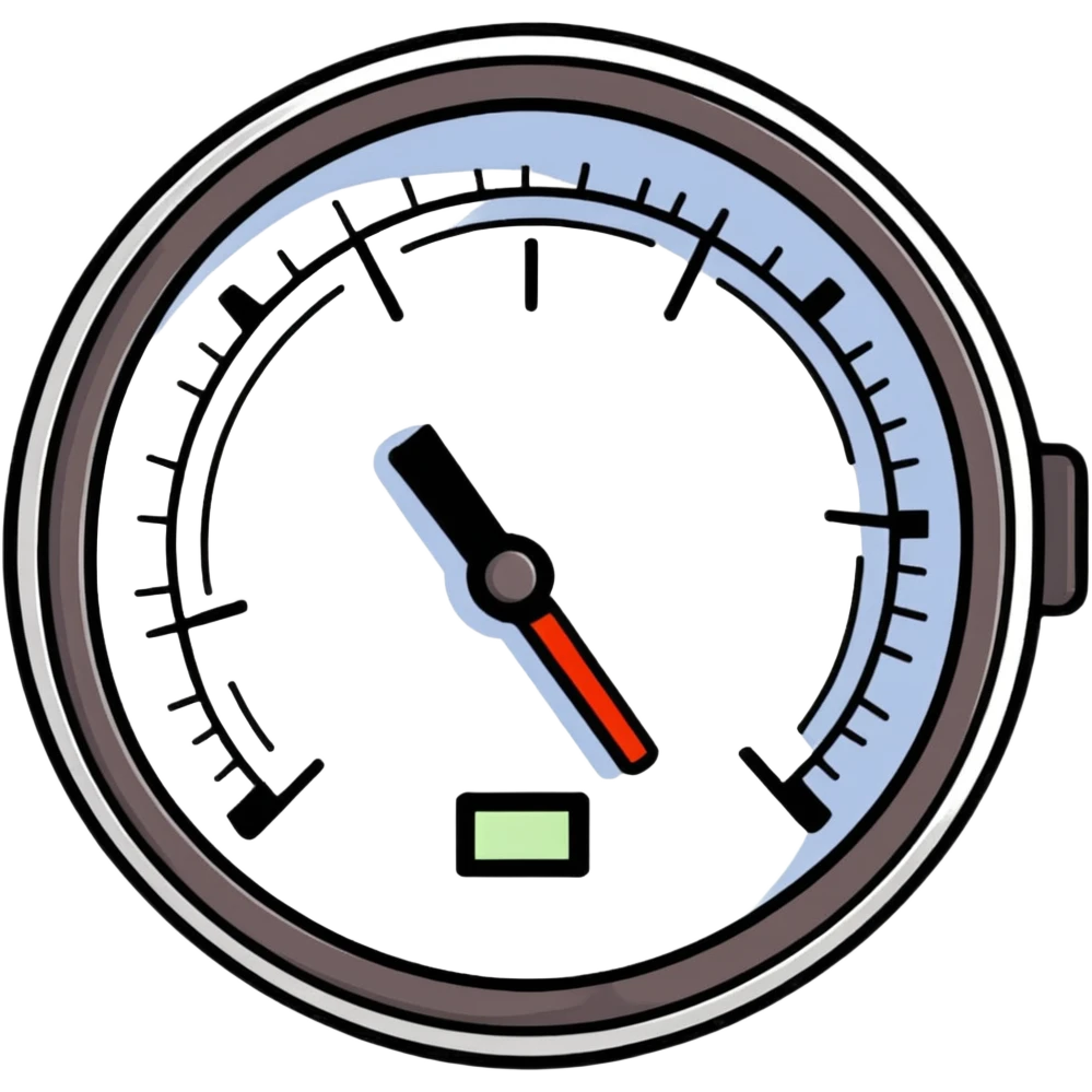 broken pressure gauge emoji