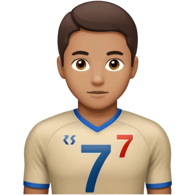 Number 7 Printed Athlete emoji