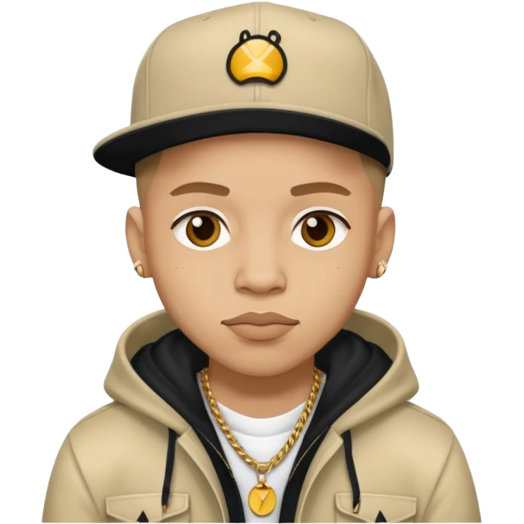 rapper da trắng chất emoji