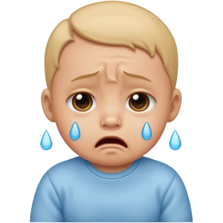 baby cry emoji