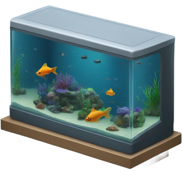 computer aquarium realistic emoji