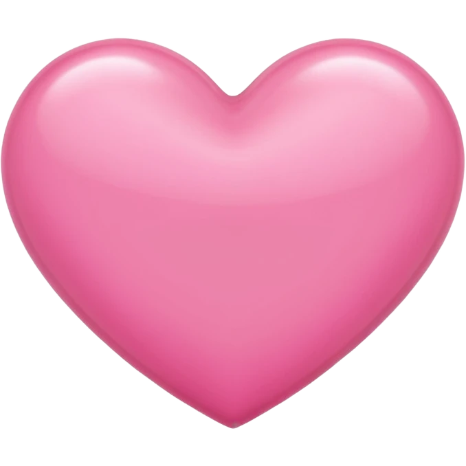 ppink heart to represent love emoji