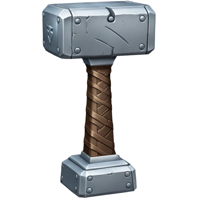 Thor hammer mjolnir runes emoji