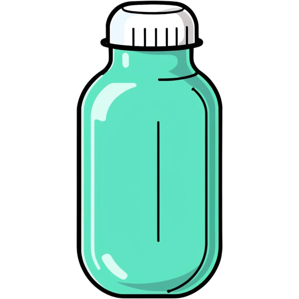 Medical capsule with protective shield emoji