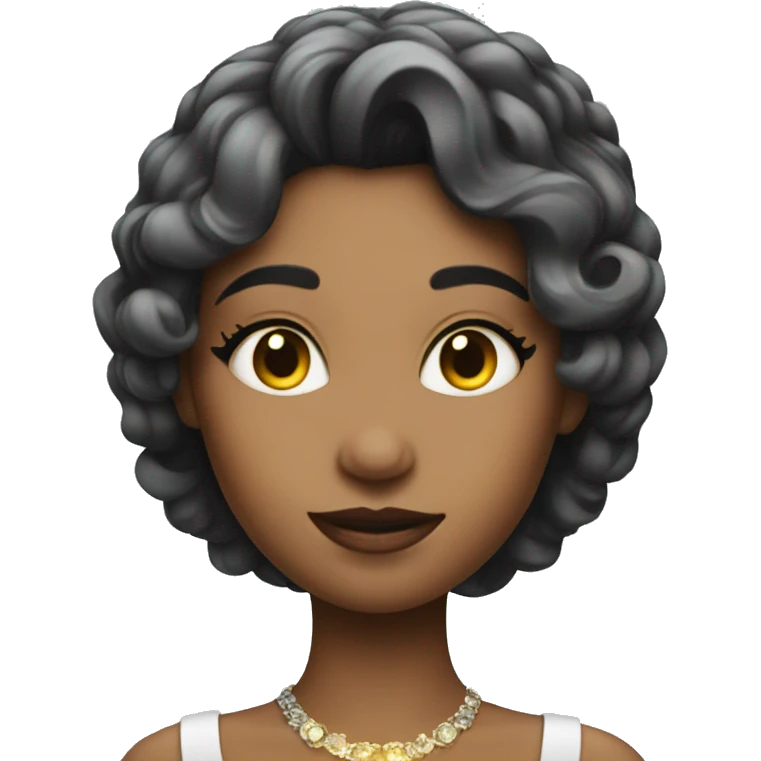 futuristic princess with fancy magic emoji