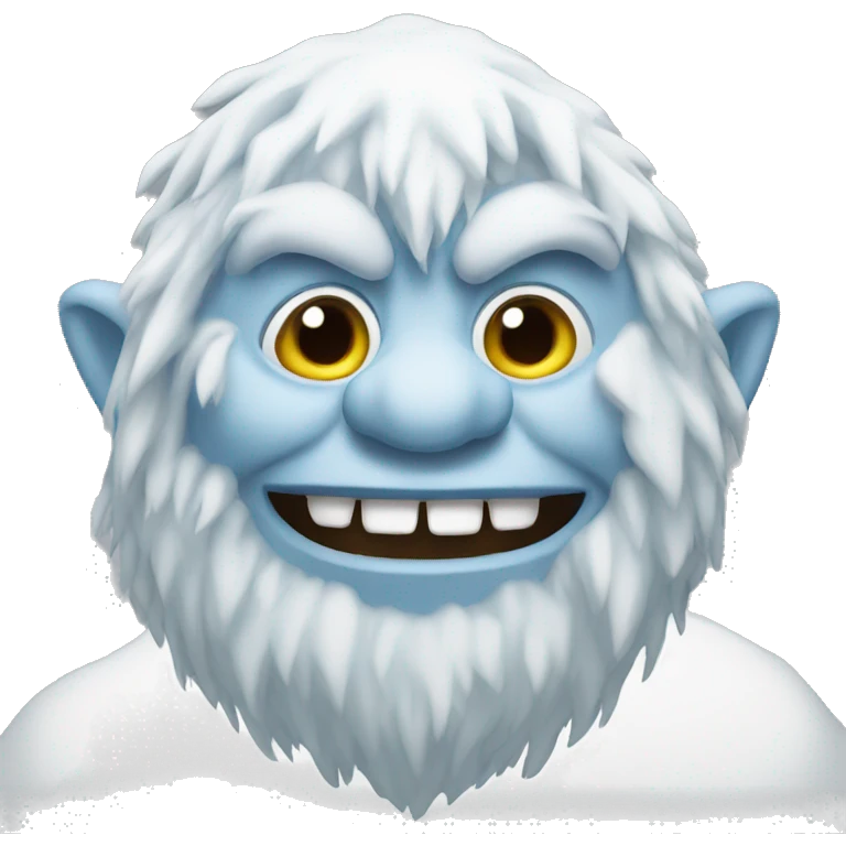 Snow troll emoji