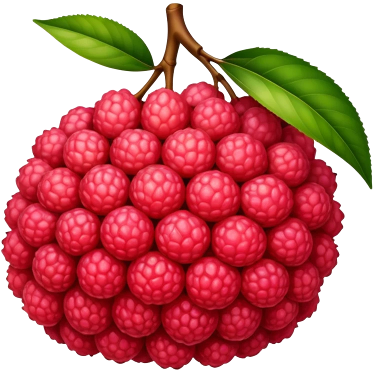 Lychee emoji