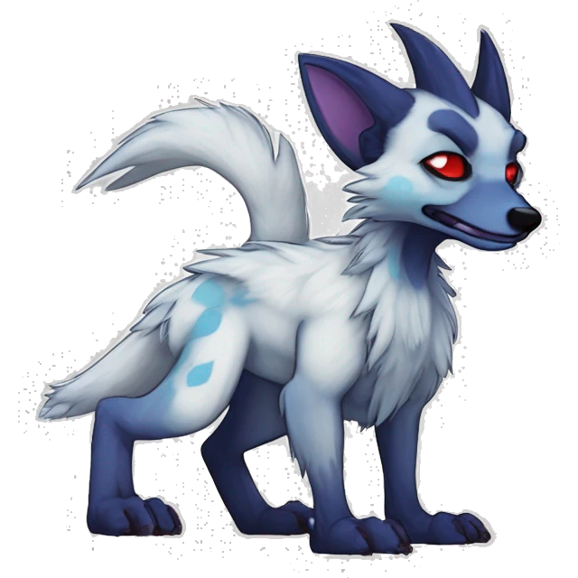 Cute Protogen-vernid-sergal-wickerbeast-fantasy-animal-fursona griffsnuff & LiLaiRa & Falvie full body emoji