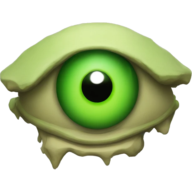 cyclops, big green giant with one eye  emoji