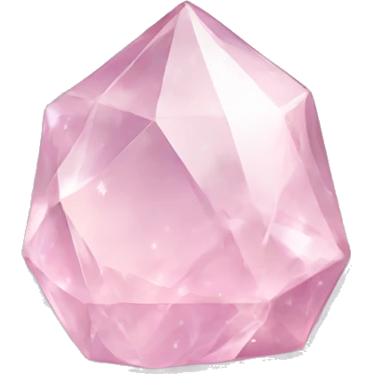 Light pink magic crystal quartz  emoji