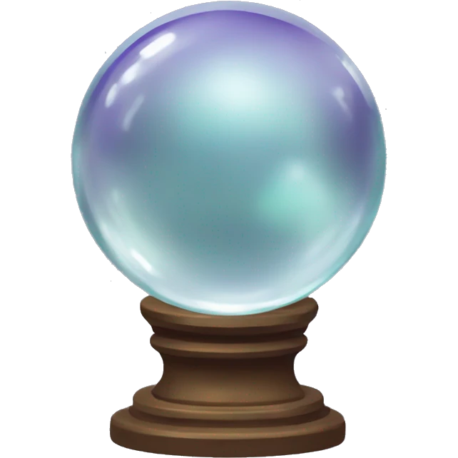 crystal ball on the podcast emoji