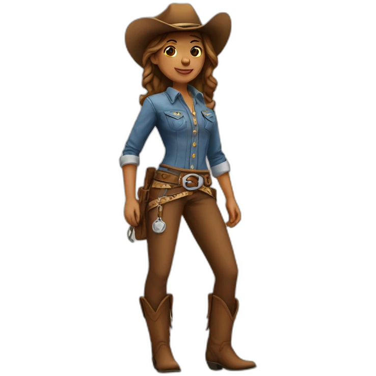 Cowgirl emoji