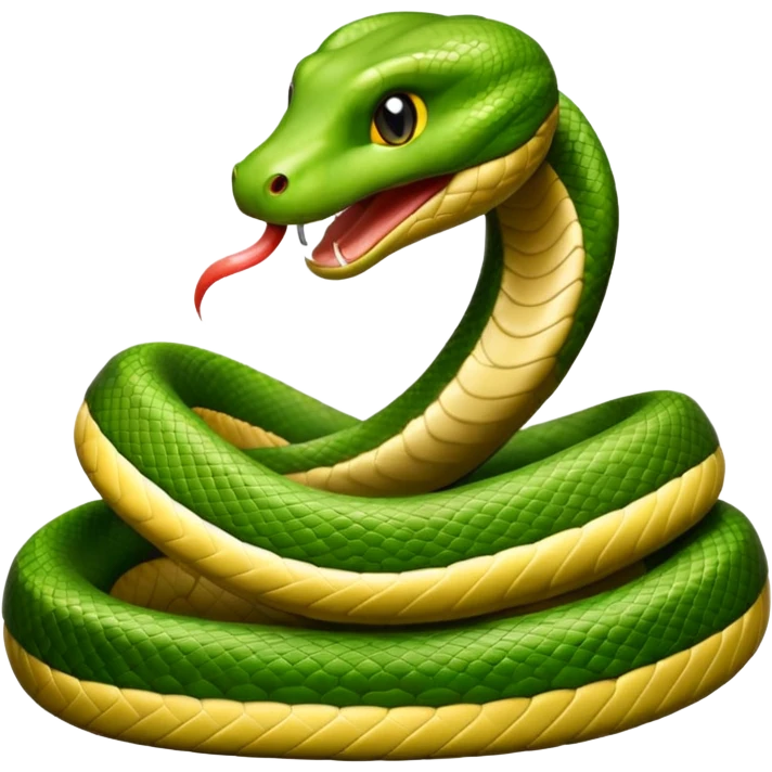 Snake eating butt emoji